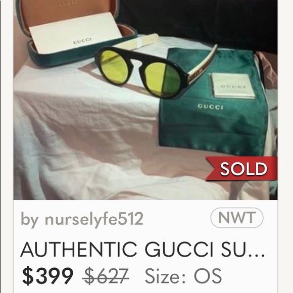 Authentic Gucci Sunglasses - Picture 5 of 5